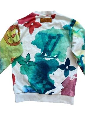 Louis Vuitton LV Watercolor Giant Monogram Crewneck Sweater, Suze small